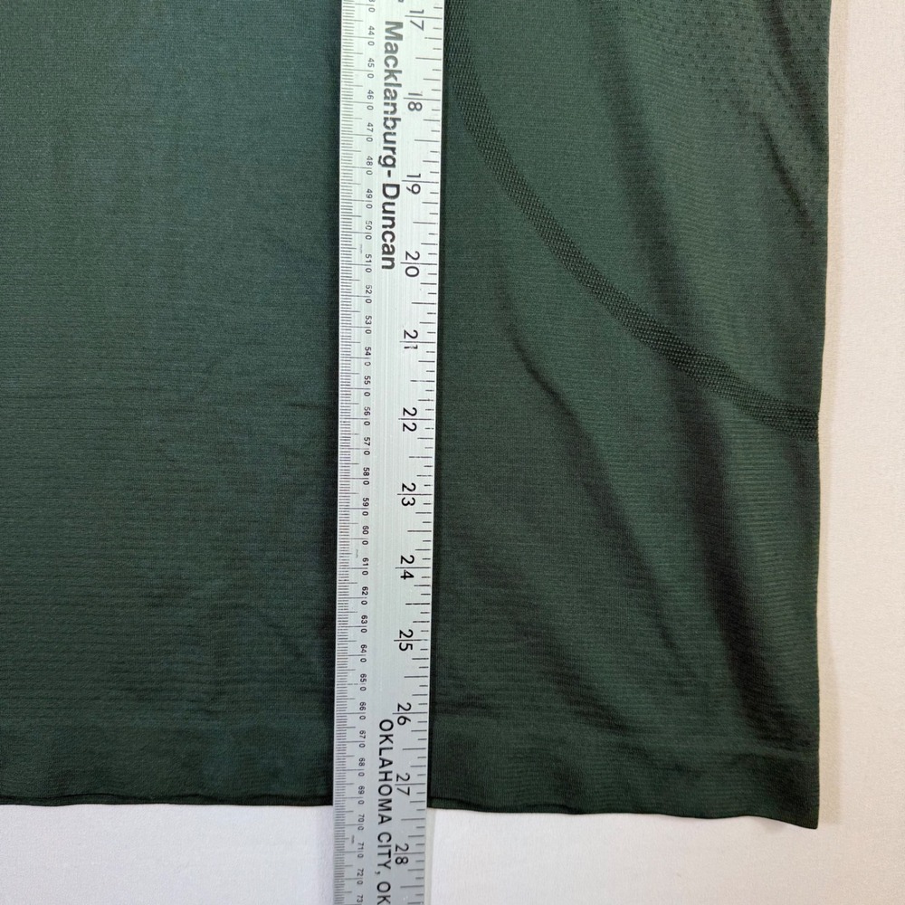 Lululemon Swiftly Tech 2.0 Shirt Womens 10 Green Short Sleeve Activewear Run Gym - Picture 5 of 7
